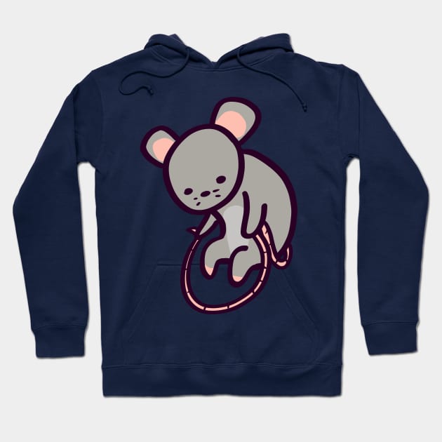 Cute Rat Tail Jump Rope Hoodie by ThumboArtBumbo